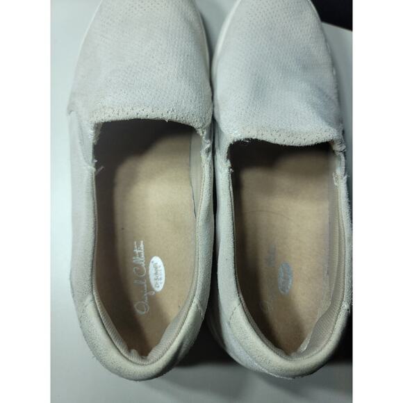 Womens Dr Scholls Loafer Shoe Cream Color Suede Size 8 - Picture 7 of 8